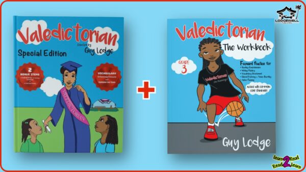 valedictorian bundle with cover of Valedictorian, and valedictorian the workbook.